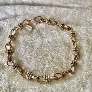 Premier Design silvertone link bracelet NEW no tag
